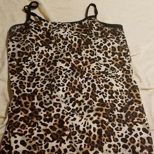 Cheata print tank top